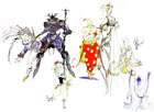 Leila (FF2), Richard (FF2), Relm (FF6), Yang (FF4), Rosa (FF4), Reina (FF5), Ghost (FF6)