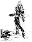 Revolver Ocelot Black & White Art