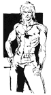 Shirtless Liquid Snake Sketch