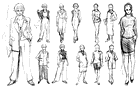 Costume Design Sketches