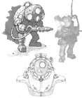 Big Daddy Concept Sketches