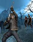 Leon in Graveyard
