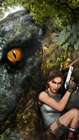 T-Rex Eye & Lara Croft