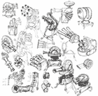 Projectile Machines Sketches