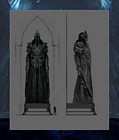 Hallway Statues