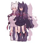 Kuroku & Shiroro Yakumo