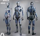 Male and Female Androids