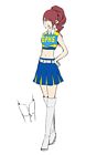 Mitsuru Kurijo Cheerleader Costume
