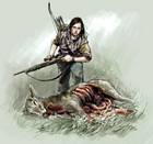 Ellie and Deer Corpse