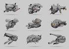 Grineer Dropship Sketches