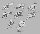 Grineer Submarine Sketches