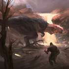 Anjanath Encounter in the Sandy Plains