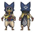 Palico Kamura Armor Concept Art