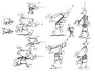 Cuphead Peashooter Sketches