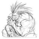 Blanka Portrait Sketch
