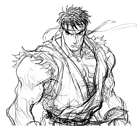 Ryu Portrait Sketch