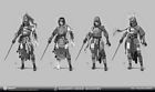 Naoe Kaen Armor Sketches