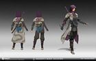 Naoe Snake Robes Concept Art