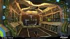 Space Voyage Rocket Control Room Interior