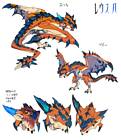 Twin Rathalos Concept Art