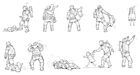 Hugh and Diana Sketches