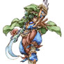 Illustration of a Thief for Legend of Mana.